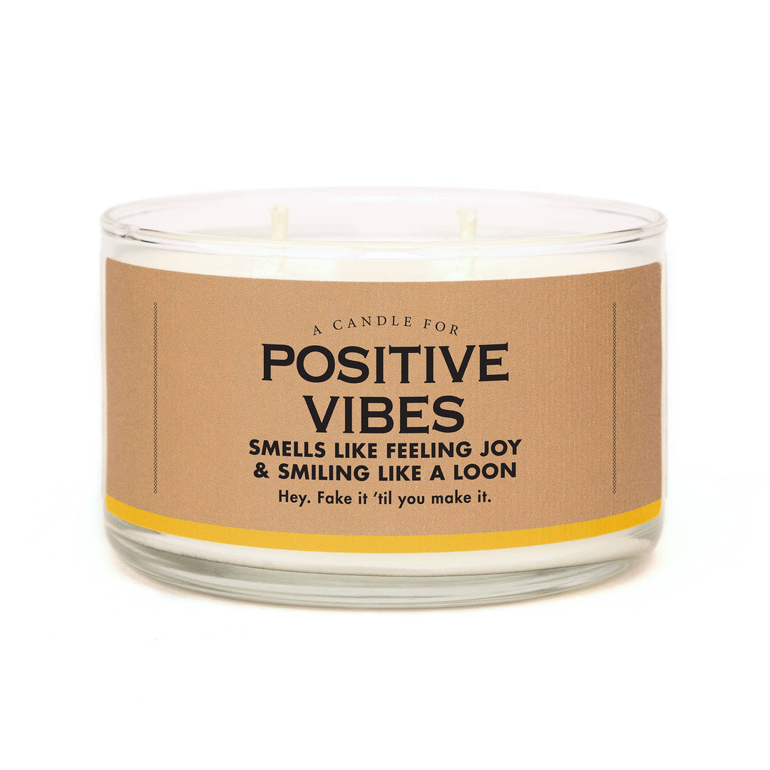 A Candle for Positive Vibes | Funny Candle | 10 oz Soy Wax