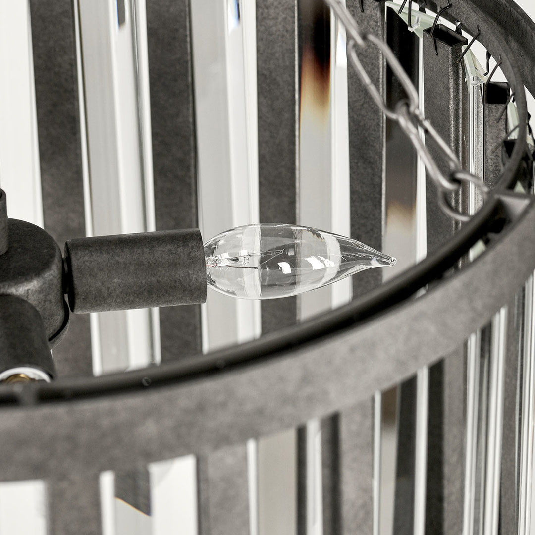 Olympia - Chandelier - Pewter