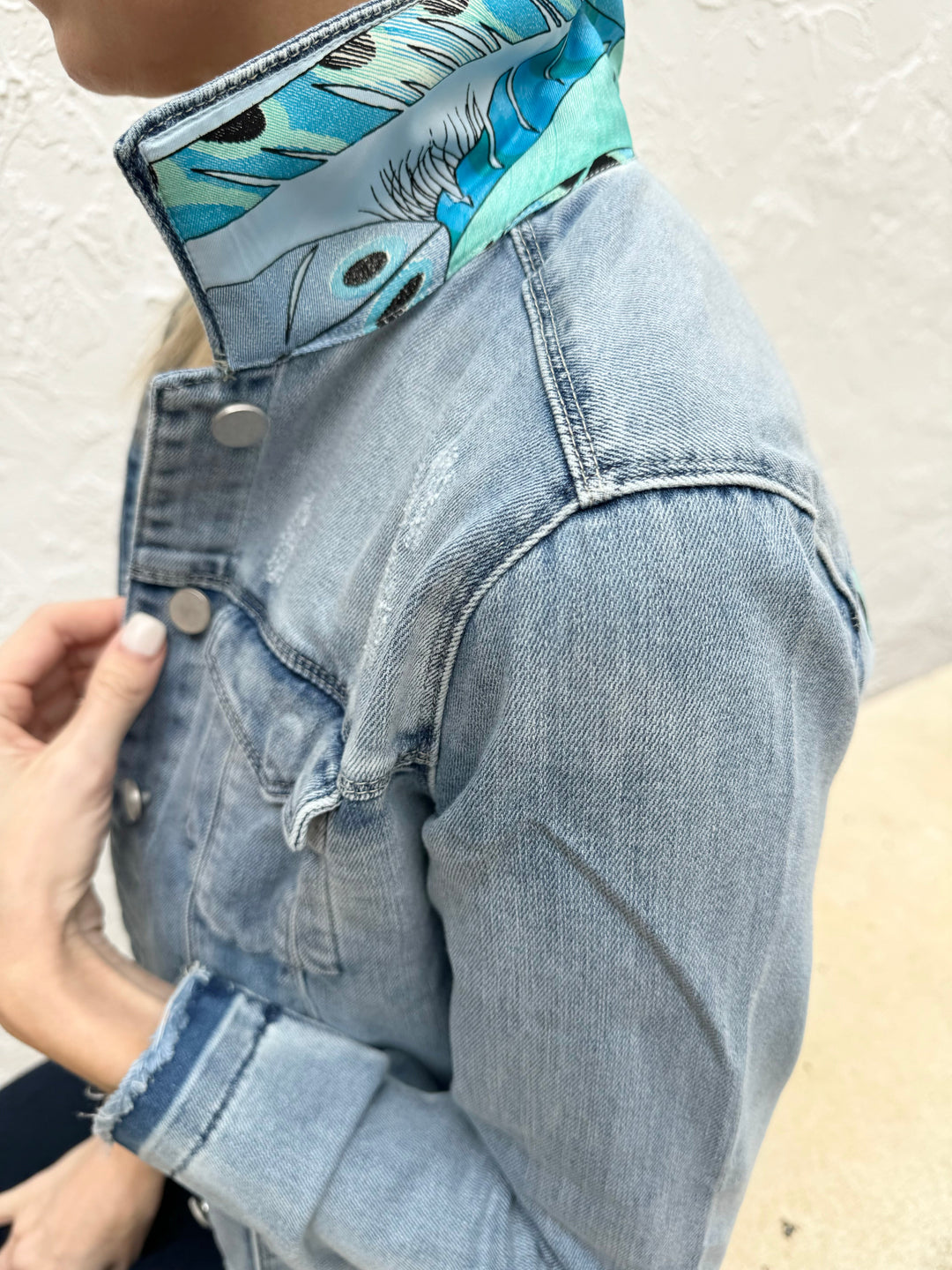 The Light Denim Jacket / Sky Blue