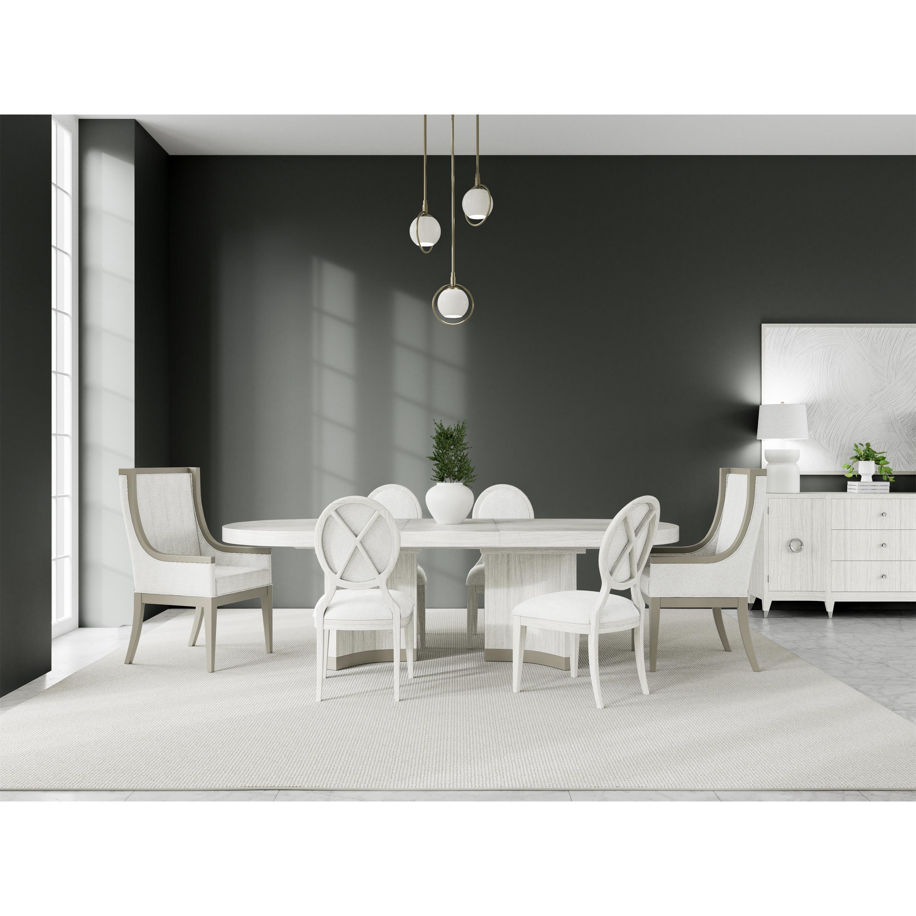 Hepburn - Upholstered Host Chair (Set of 2) - White