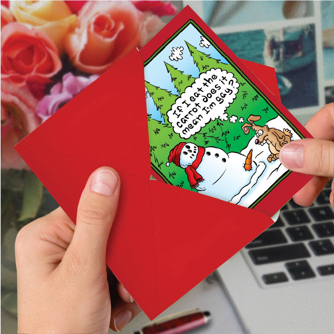 Christmas Card - Eat the Carrot