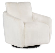 CC - Bonnie Swivel Chair With Power Footrest - White