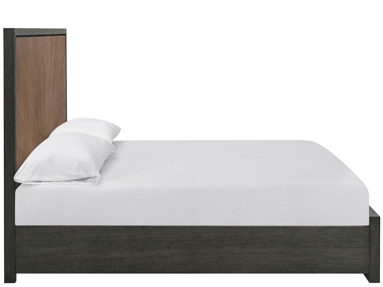 Modern - Panel Bed - Two-Tone