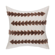 Essay - 22" x 22"Pillow - Frothed Brown