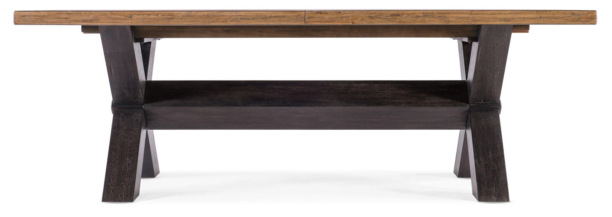 Big Sky - Trestle Dining Table With 2-20" Leaves - Light Brown