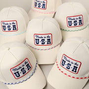 Made in the USA Embroidery Patch Trucker Hat