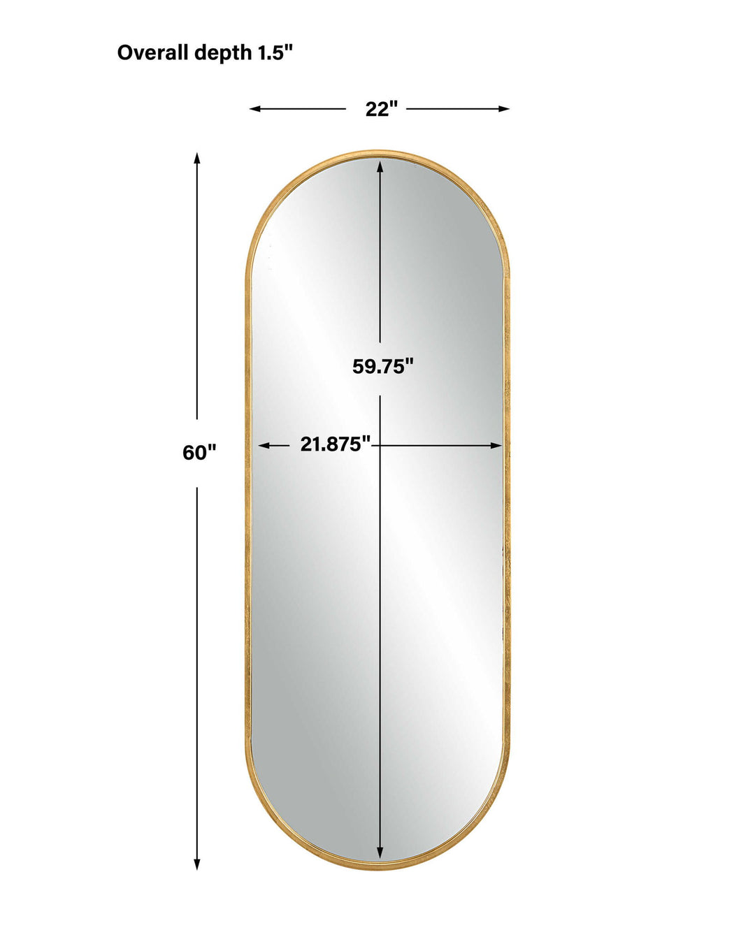Varina - Mirror - Gold