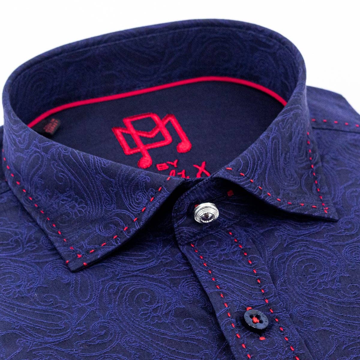 Osiris Jacquard Numbered PM Edition Shirt: NAVY / L