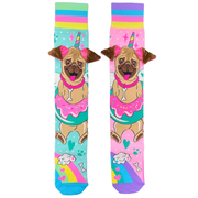 PUG SOCKS: Toddler Age 3 - 5