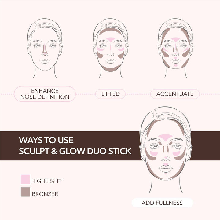 Sculpt & Glow Duo Stick (300, Cool for Summer)