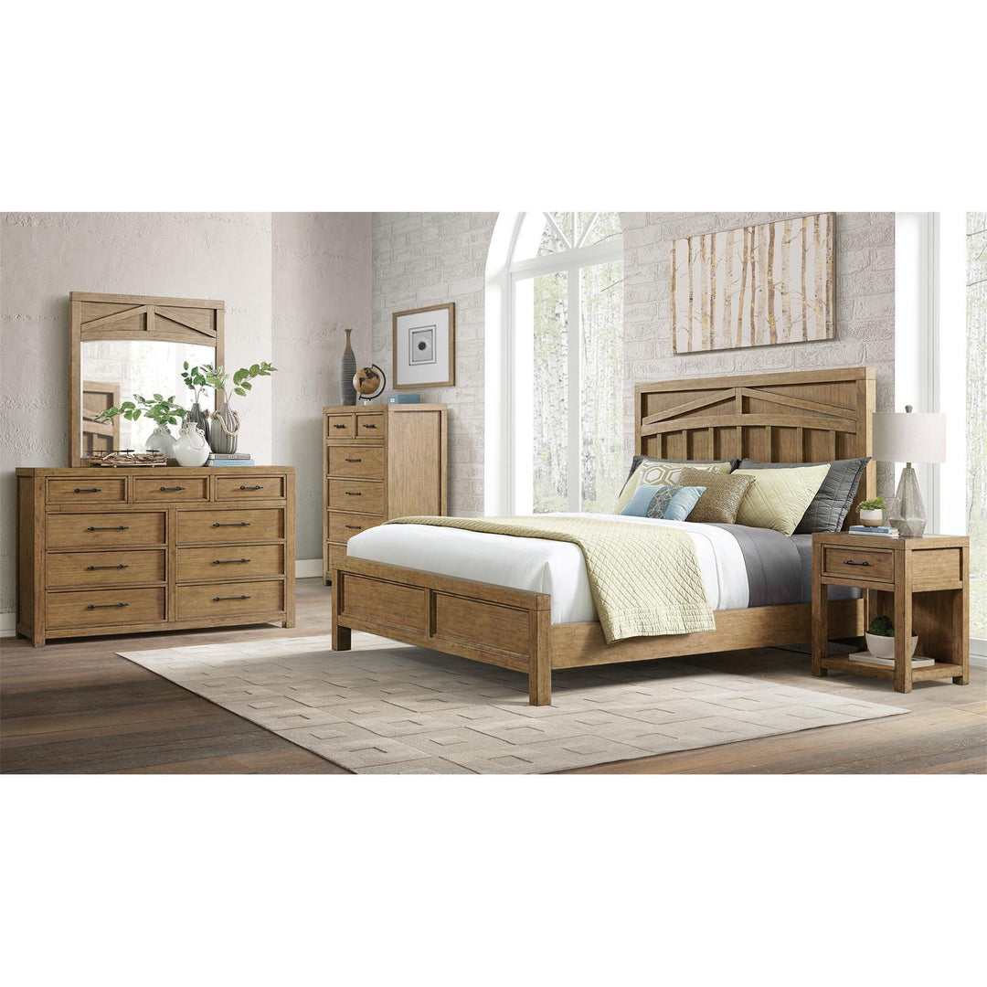 Bozeman - Five Drawer Chest - Wood - Light Brown