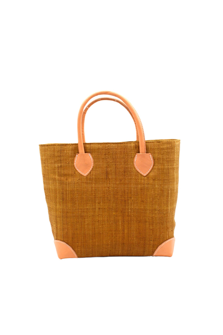 Augustine Straw Basket Bag - Three Sizes: Natural / Large