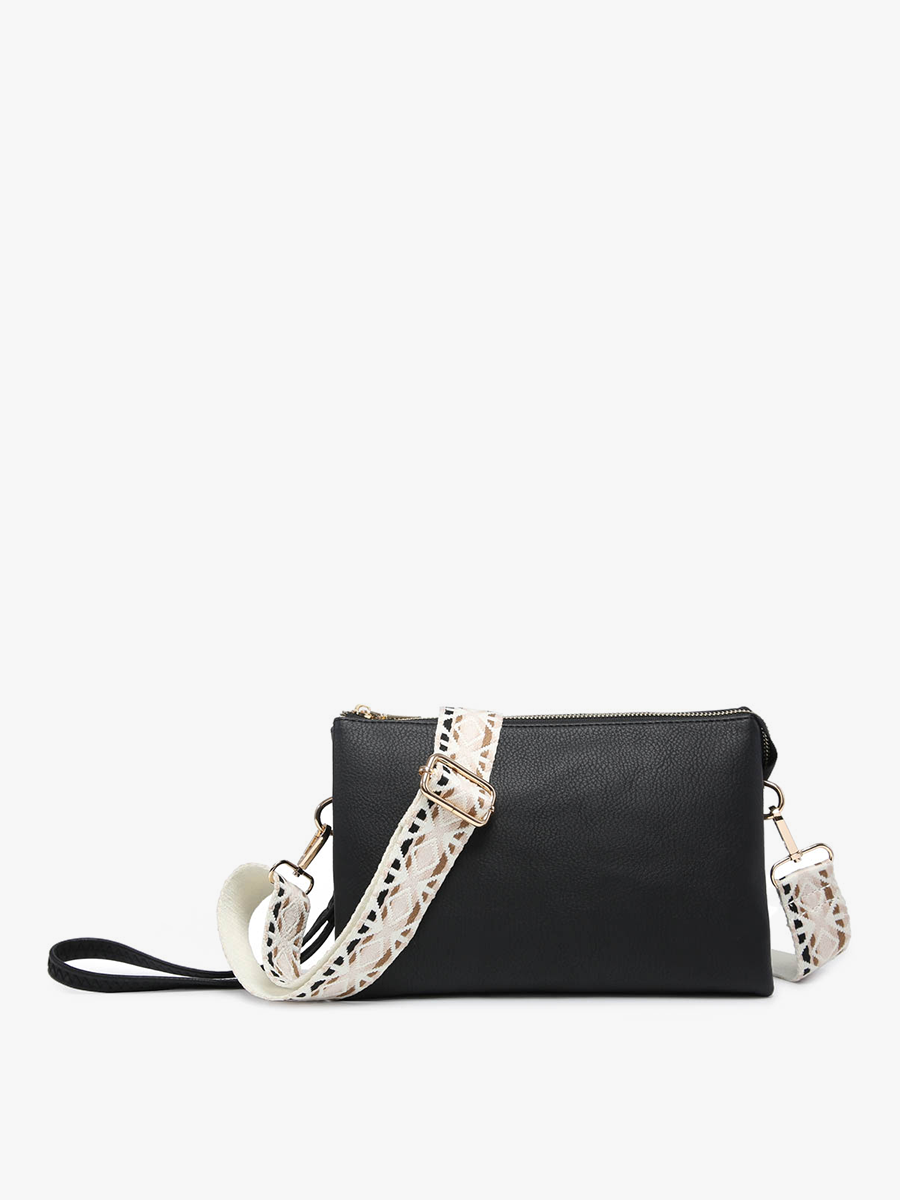 M2056 Izzy Crossbody w/ Guitar Strap: Taupe