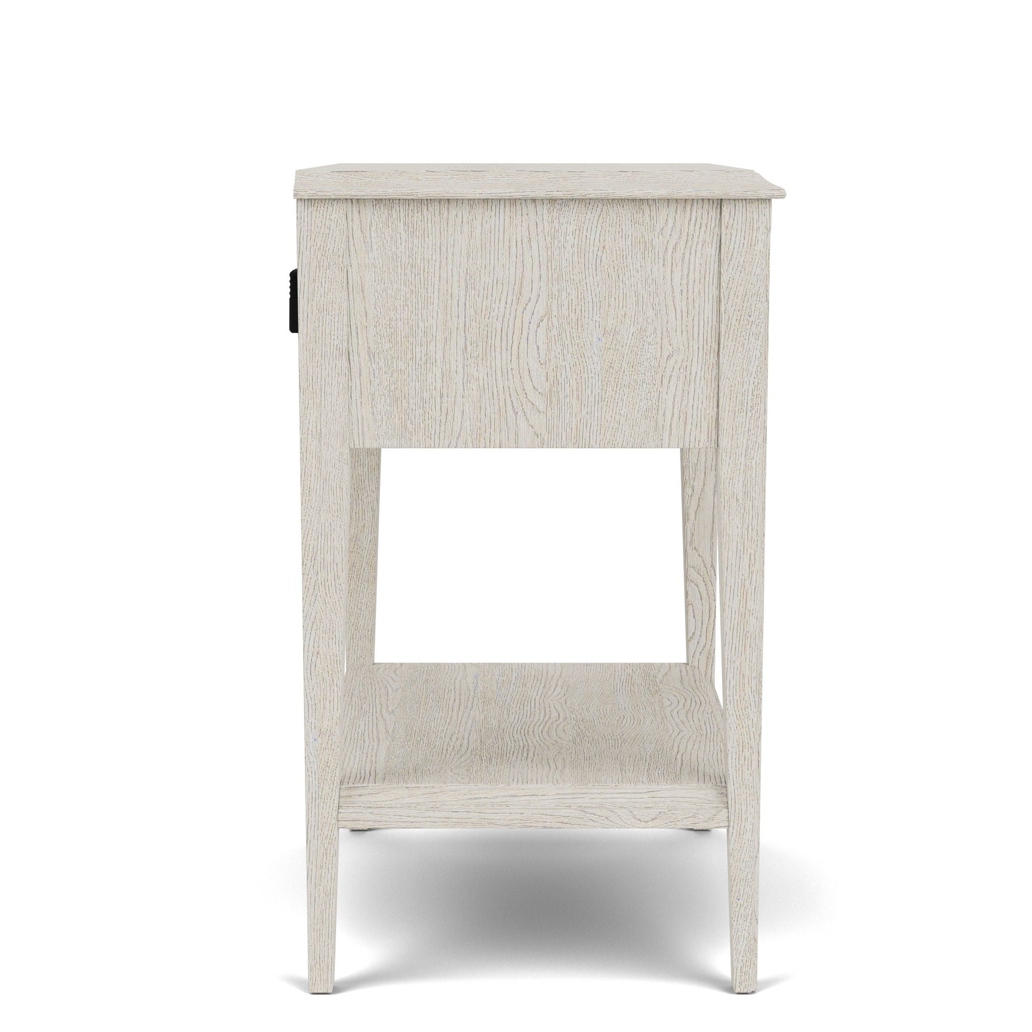 Carmella - One Drawer Accent Nightstand - Pebble Oak