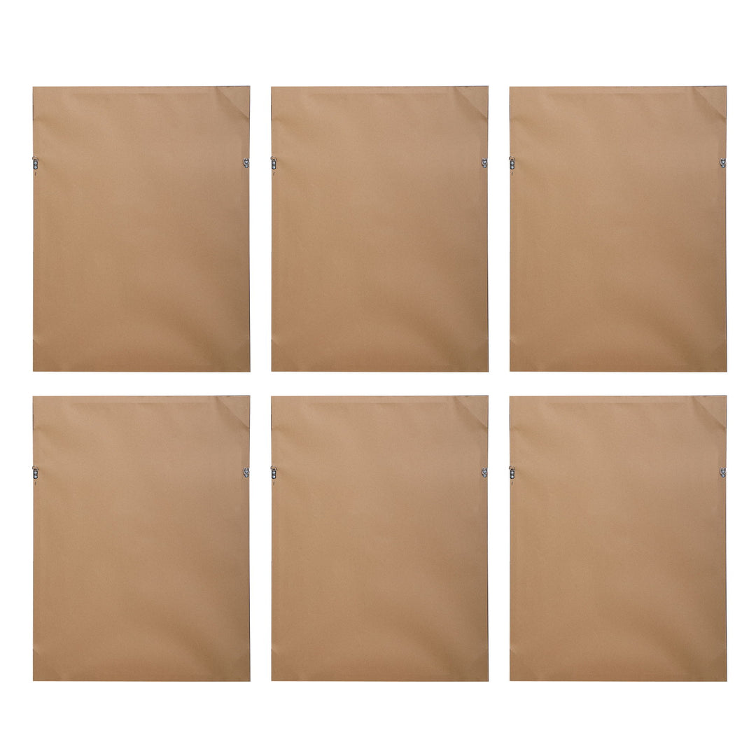 Foliage - Framed Prints (Set of 6) - Black