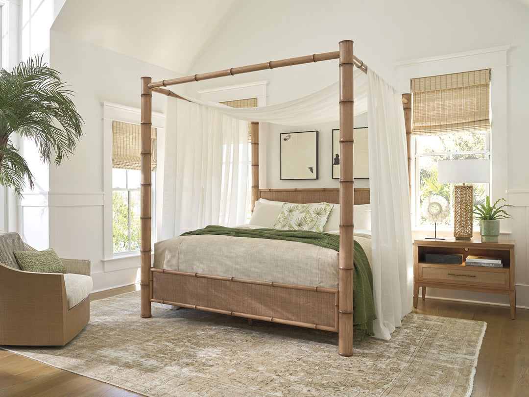 Key Biscayne - Wynwood Open Nightstand - Light Brown