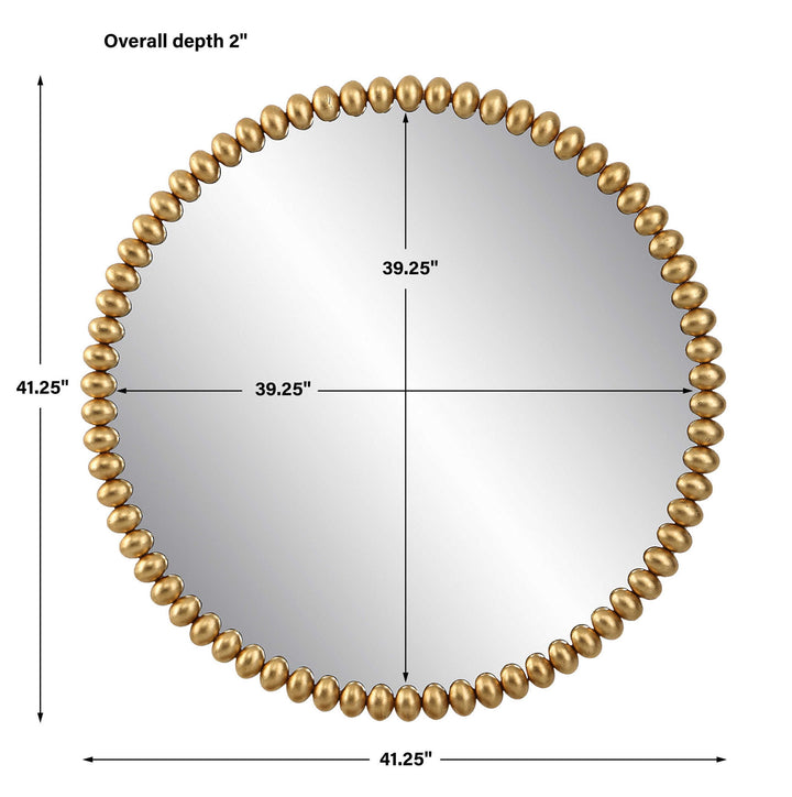 Byzantine - Round Mirror - Gold