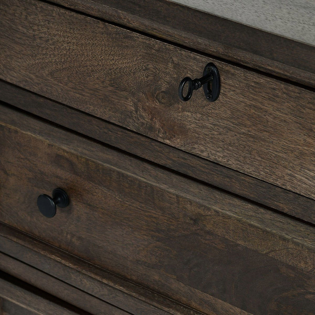 Adelaide - Wood 3 Drawer Nightstand - Cocoa Brown