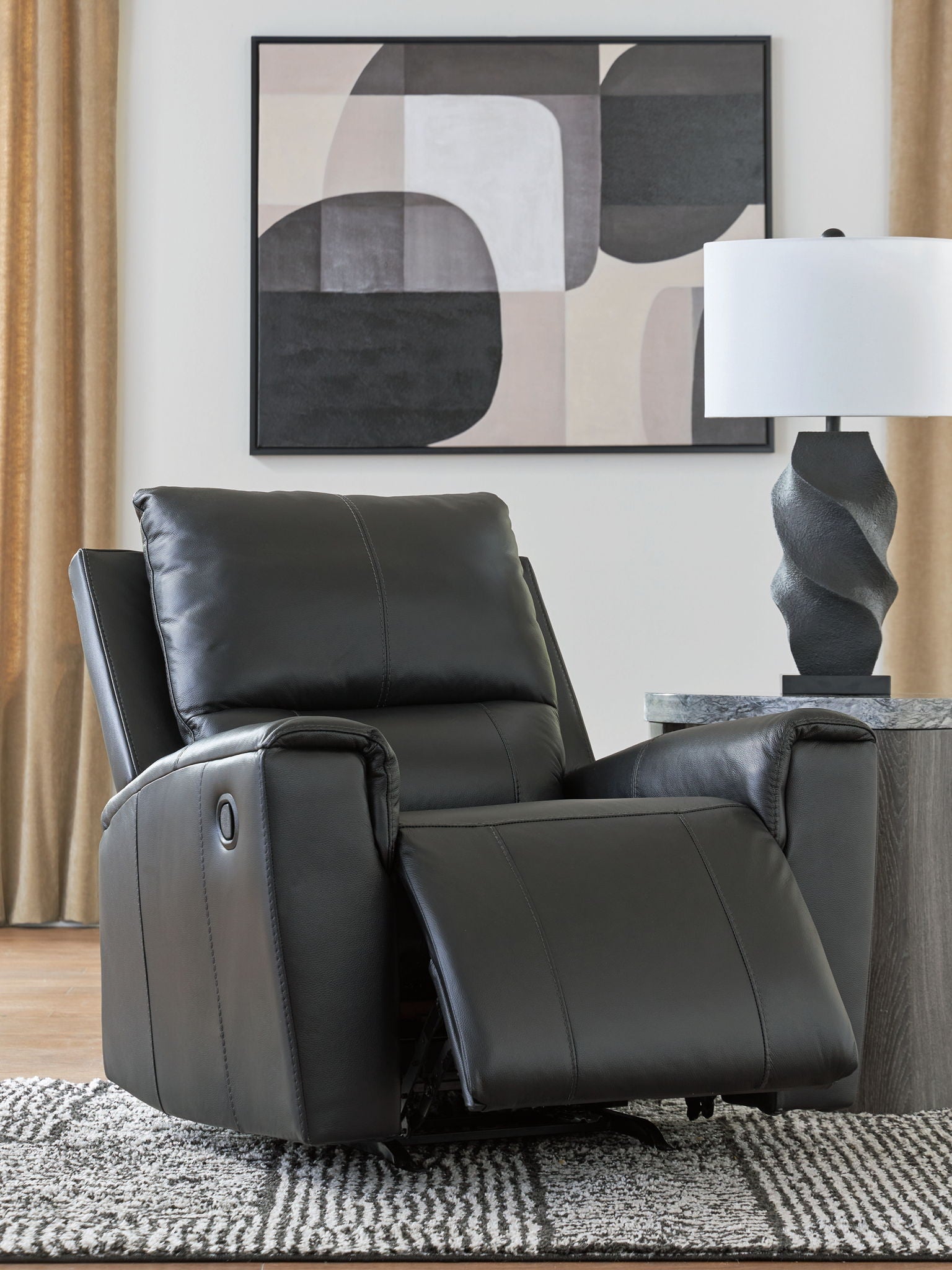 Glossmore - Rocker Recliner - Black