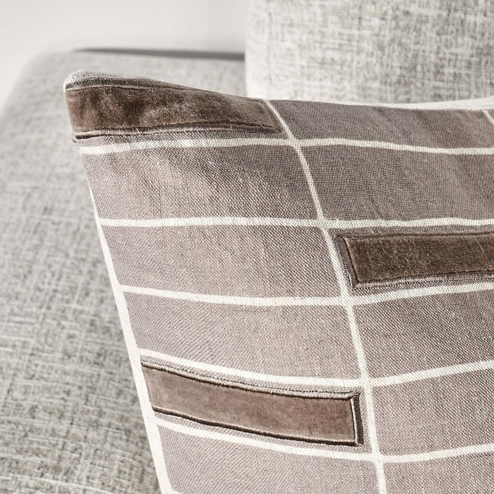 Modern Perspective - Breccia Pillow - Taupe