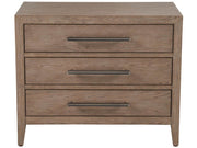 Modern - Cove Drawer Nightstand - Dark Brown
