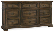 Hill Country - Williamson 9-Drawer Dresser - Dark Brown