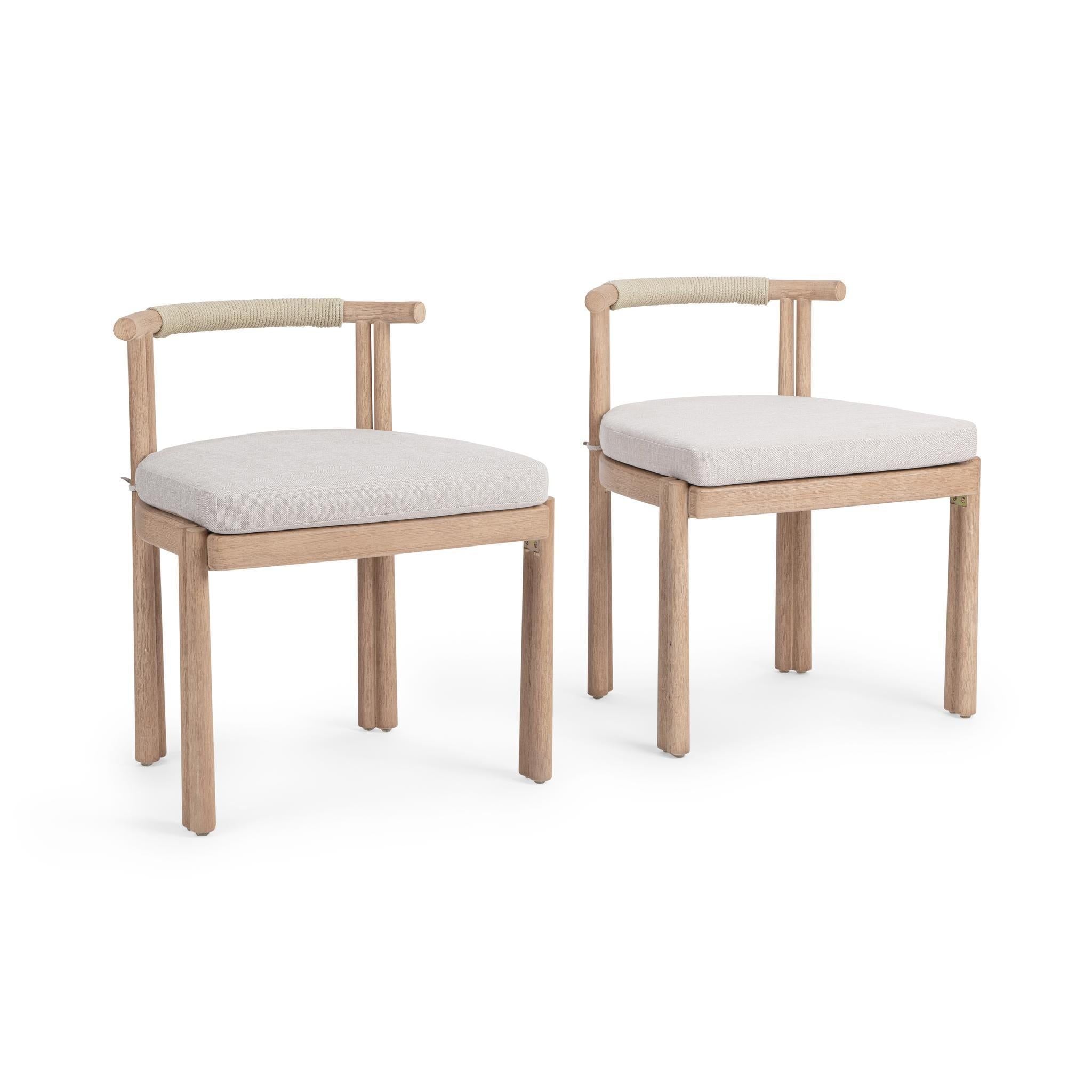 Oliver - Outdoor Dining Chair (Set of 2) - Butterscotch