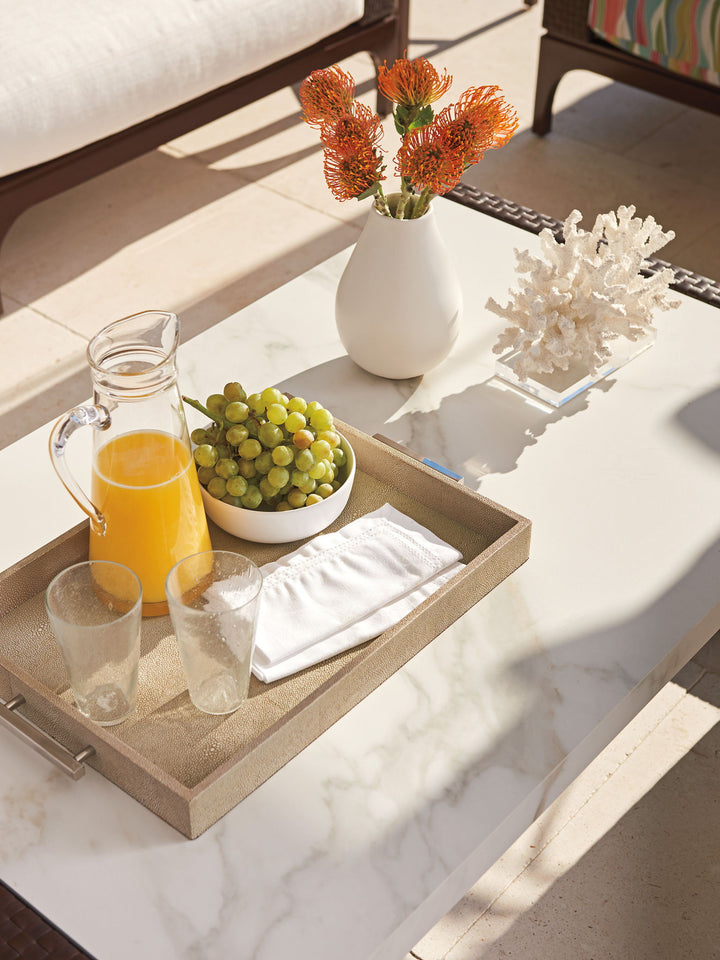 Abaco - Rectangular Cocktail Table - Dark Brown