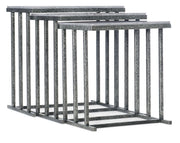 Melange - Bianca Nesting Tables - Pearl Silver