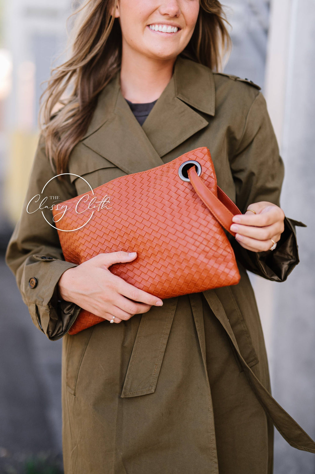 Trendy Clutch - Weave Tan RTS