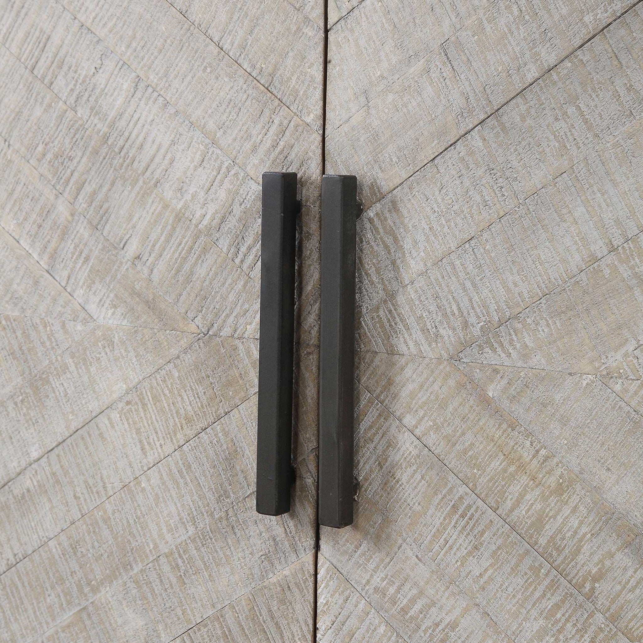 Adalind - Washed Accent Cabinet - White Washed