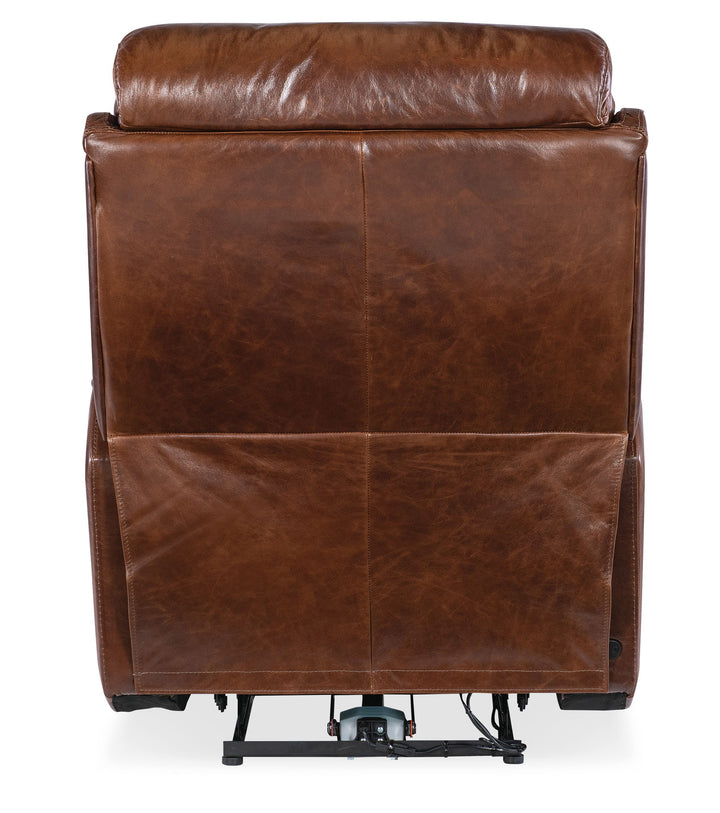 MS - Harlan Zero Gravity Power Recliner With Power Headrest - Dark Brown