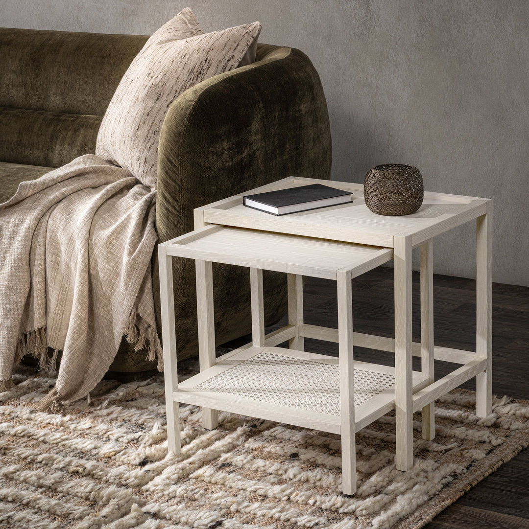 Devin - Solid Wood Nesting Accent Tables