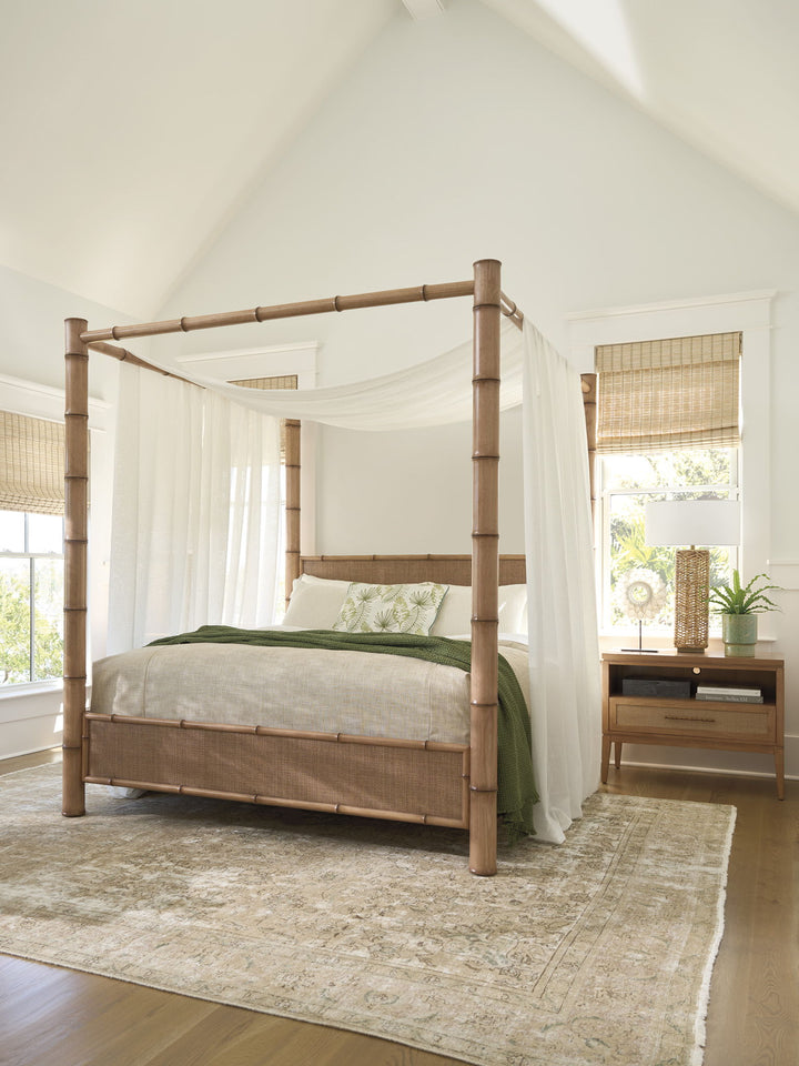 Key Biscayne - Wynwood Open Nightstand - Light Brown