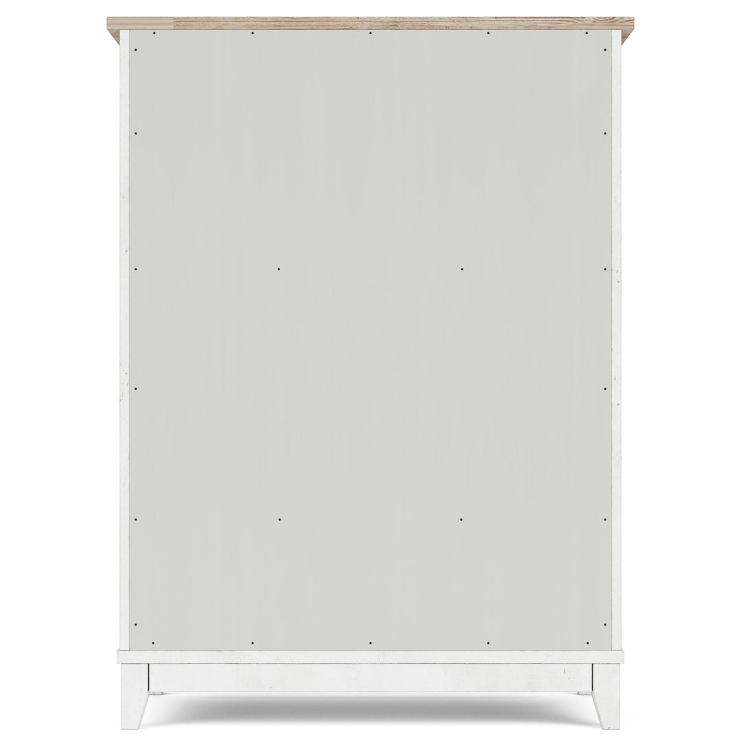 Maddox - Five Drawer Chest - White