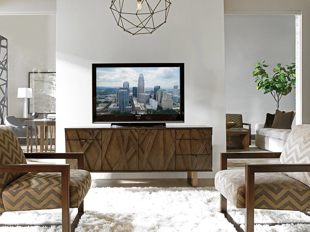 Cross Effect - Ellison Media Center - Dark Brown