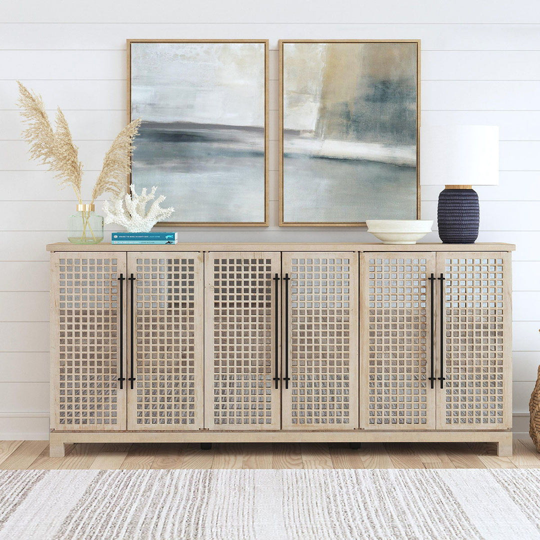 Landon - 6 Door Sideboard - Cream