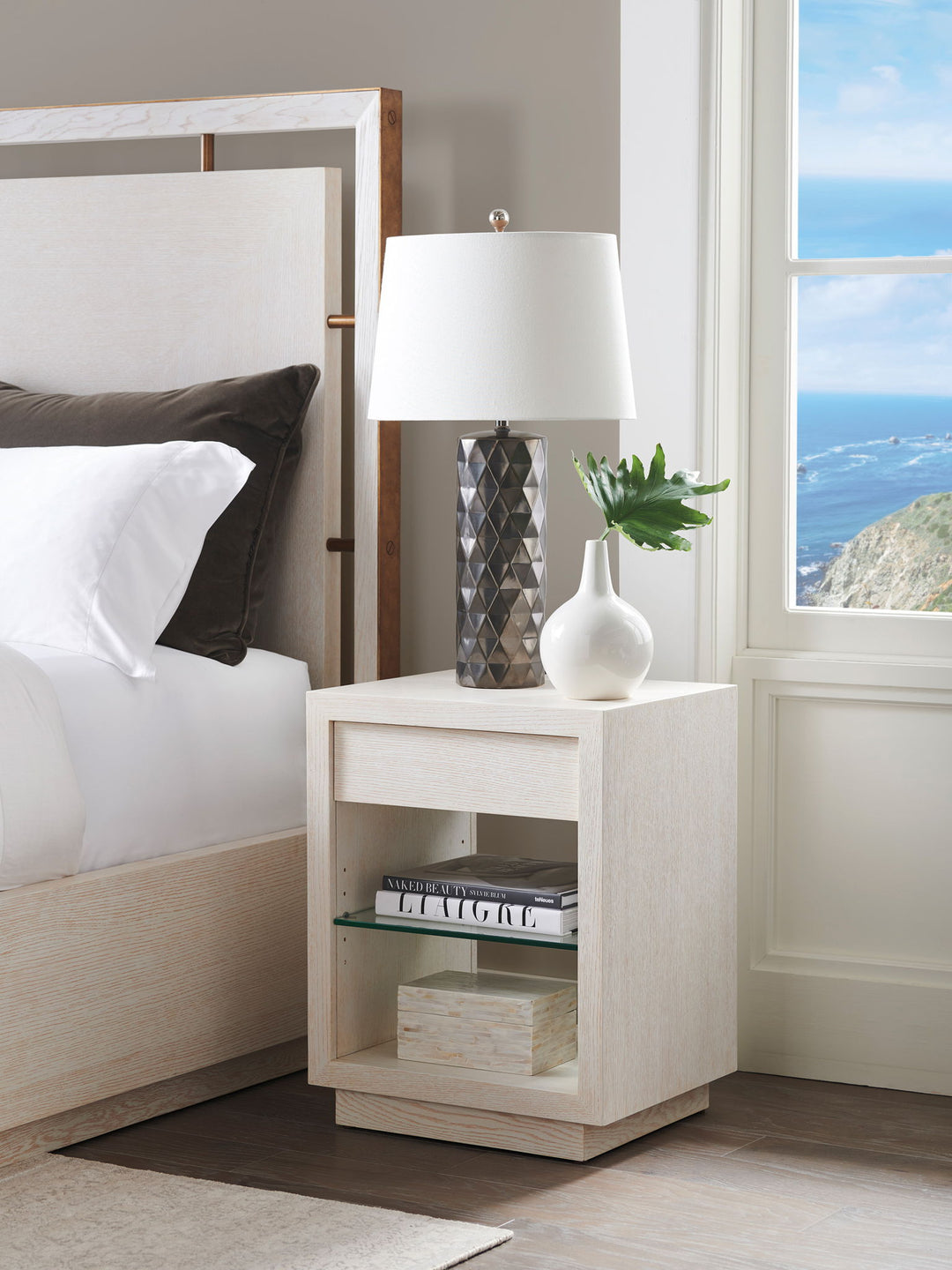 Carmel - Country Club Night Table - Beige