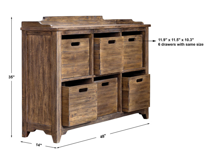 Ardusin - Driftwood Hobby Cupboard - Light Brown