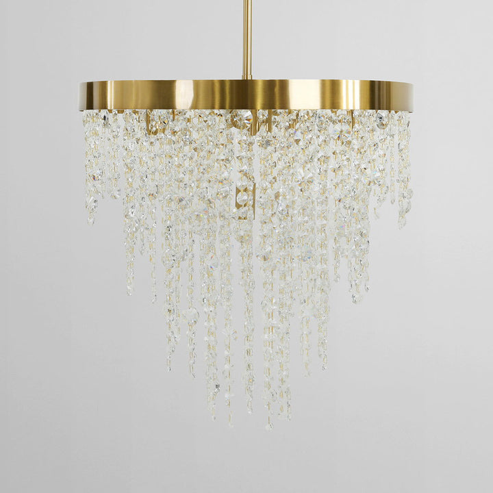 Juniper - Chandelier - Clear/Brass