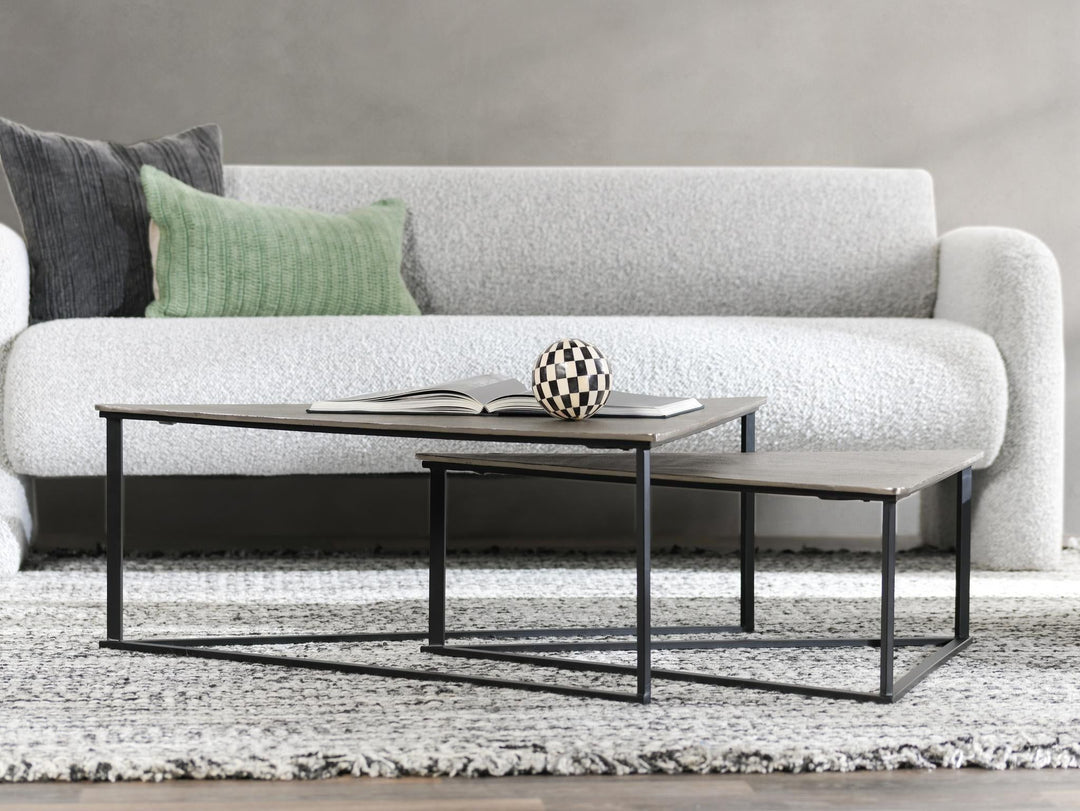 Burton - Nesting Coffee Tables (Set of 2) - Gray