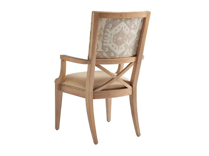 Los Altos - Alderman Upholstered Arm Chair - Light Brown