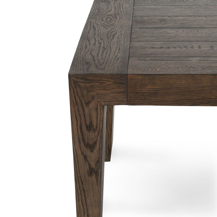 Troy - Reclaimed Oak Dining Table - Suede Brown