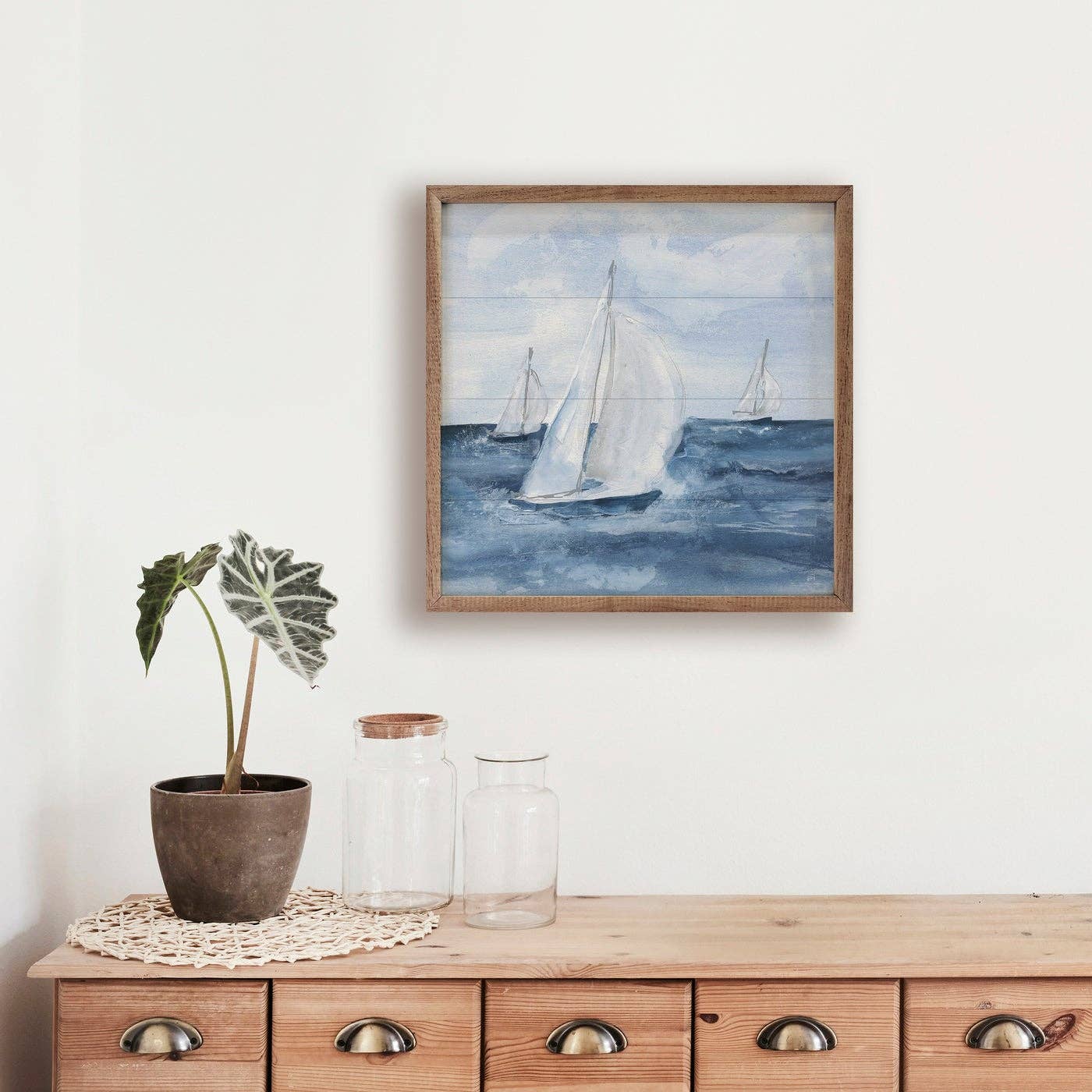 Sailboats 2 By Chris Paschke