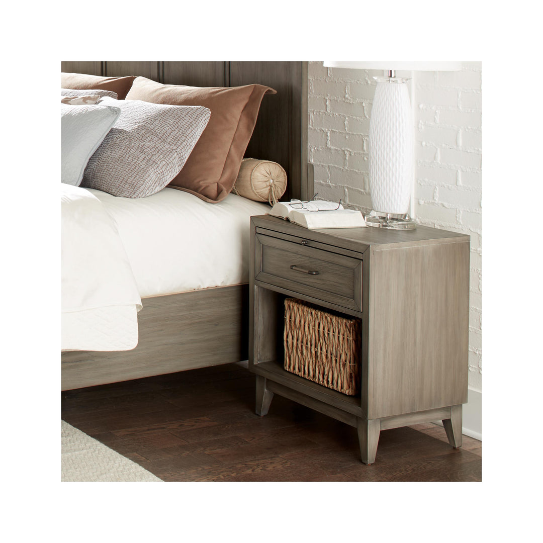 Vogue - One Drawer Nightstand - Gray Wash
