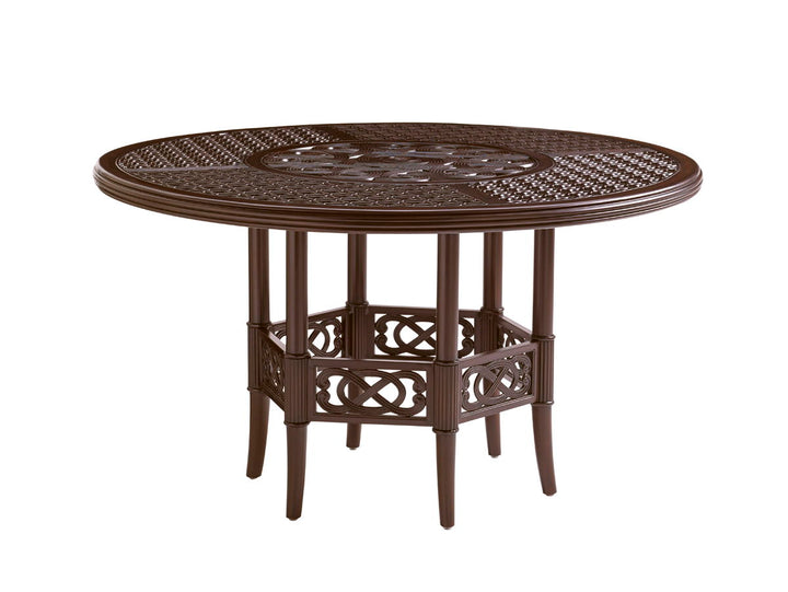 Royal Kahala Black Sands - Dining Table With Cast Top - Dark Brown