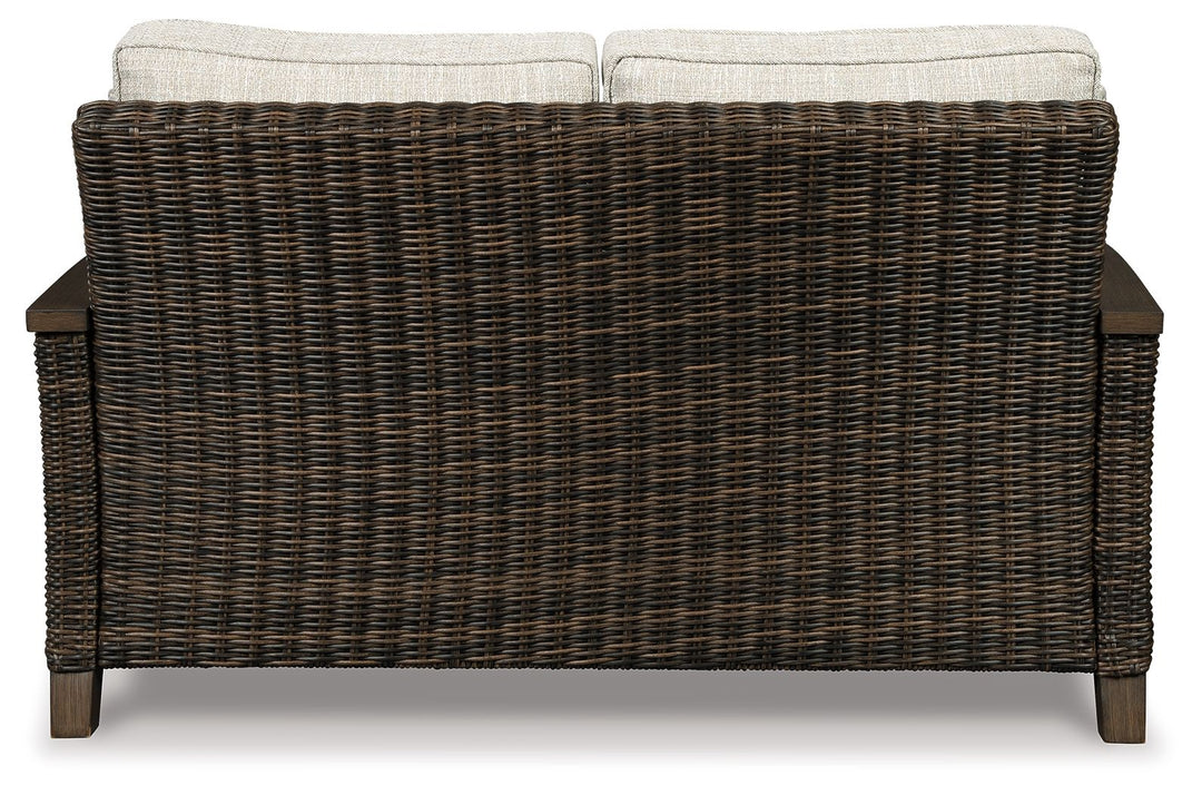 Paradise Trail - Medium Brown - Loveseat w/Cushion