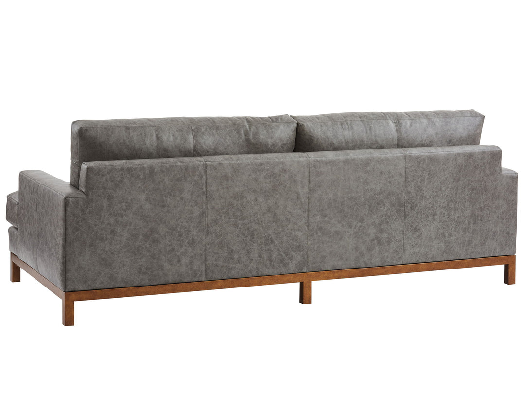 Barclay Butera Upholstery - Horizon Sofa With Light Brown Base