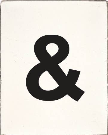 Black Block Font Decorative Wooden Block Letters A - Z: H