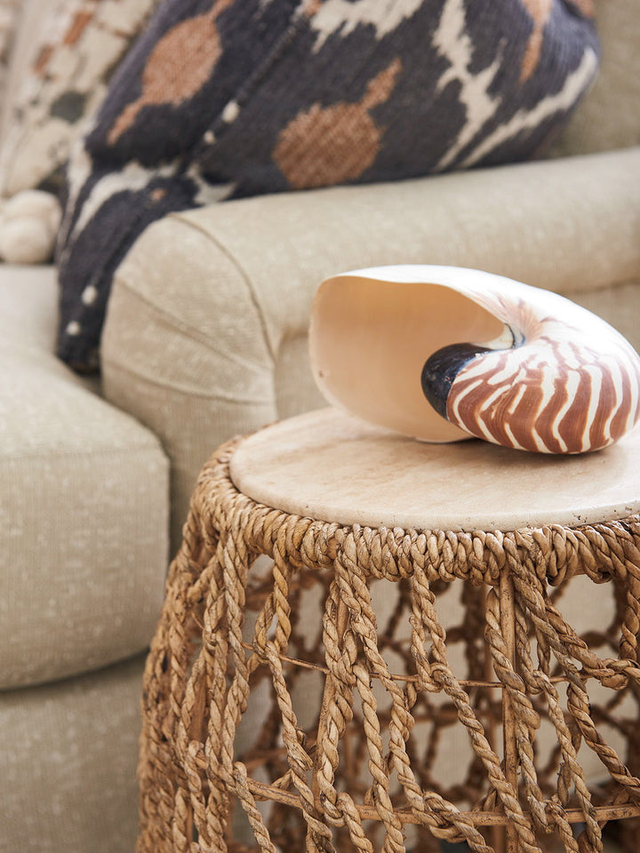 Los Altos - Madrid Woven Accent Table - Light Brown